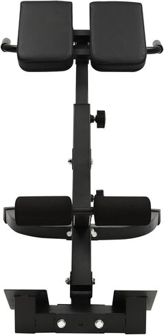 Foldable Hyperextension Roman Chair, Adjustable Back Exercise Machine w/5 Tilt & 8 Abdominal Pad Adjustments, 330LBS Multi-Function Heavy-Duty Exercise Equipment Home Gym Sit Up Bench for Glute & Ab in Saudi Arabia
