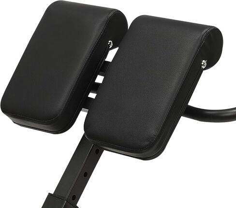Foldable Hyperextension Roman Chair, Adjustable Back Exercise Machine w/5 Tilt & 8 Abdominal Pad Adjustments, 330LBS Multi-Function Heavy-Duty Exercise Equipment Home Gym Sit Up Bench for Glute & Ab in Saudi Arabia