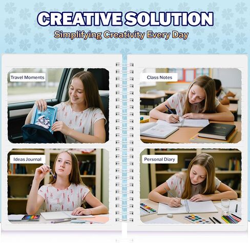 omatek smart technologies Spiral Notebook A5 – Cute Hardcover Spiral Notebook with 3D Glossy Cover, 80 Sheets – Kids, Girls & Boys School Note Book, Gift Notebook – Happy Graduation in Saudi Arabia