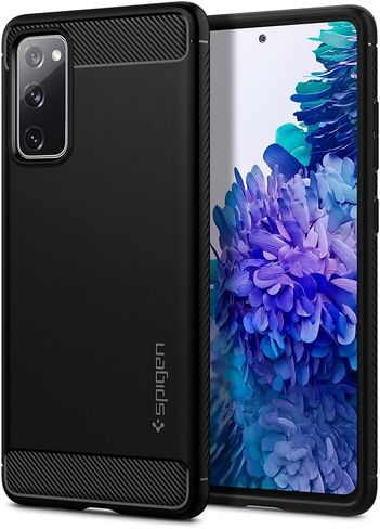 Spigen for Galaxy S25 FE Case, Rugged Armor (2025) [No Magnet Ring] [Military-Grade Protection] - Matte Black in Saudi Arabia