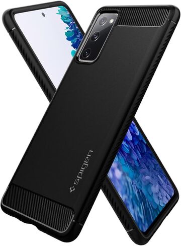 Spigen for Galaxy S25 FE Case, Rugged Armor (2025) [No Magnet Ring] [Military-Grade Protection] - Matte Black in Saudi Arabia