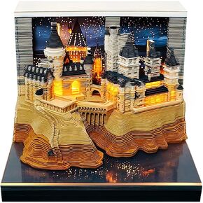 3D Calendar 2026, Time Piece Calendar With 52 Weekly Calendars for 2026, Magic Book and Cute Owl Paper Carving Art Note Book, Suitable for Room and Office Desktop Decoration, Gift Giving in Kuwait