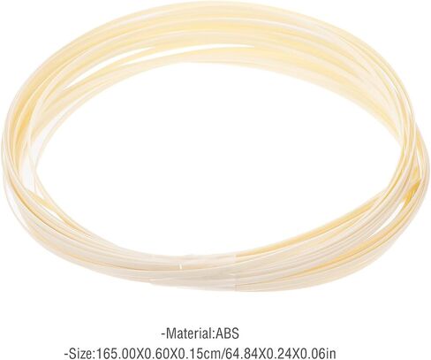 10pcs Guitar Binding Strips ABS Band for Acoustic Classical Guitar Inlay Decor Protective Scratch-resistant Multi-instrument Use in Saudi Arabia
