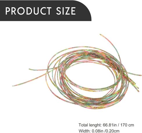 Zerodeko Rainbow Color Abs Guitar Binding Purfling Strips Stylish Flexible Edging Decor for Classical Acoustic Guitars Smooth Texture Accessories in Saudi Arabia