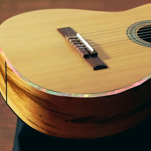 Zerodeko Rainbow Color Abs Guitar Binding Purfling Strips Stylish Flexible Edging Decor for Classical Acoustic Guitars Smooth Texture Accessories in Saudi Arabia