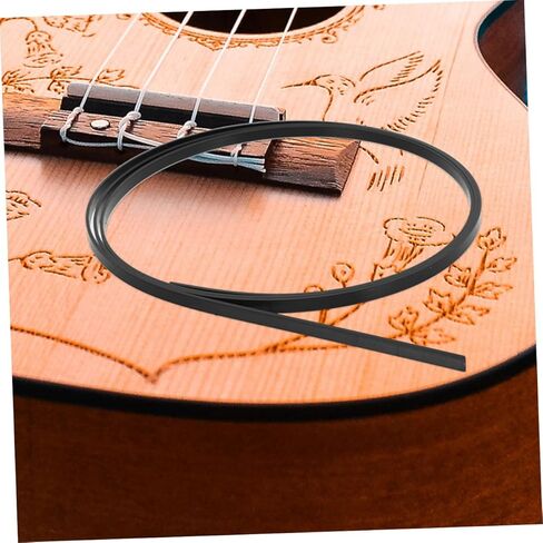 10 قطع من شرائط قيثارة ABS باللون الأسود وزخارف ربط الحواف للقيثارات الصوتية الكلاسيكية وشرائط ترصيع زخرفية لحماية الأدوات ومنع الخدش in Kuwait