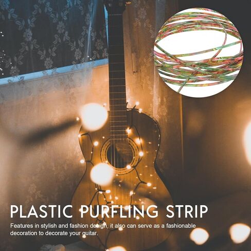 Stylish Abs Plastic Guitar Binding Purfling Strip for Acoustic Classical Guitar Edge Protection and Decorative Trim Replacement in Saudi Arabia