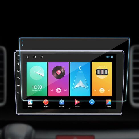 YOUTHINK Car Navigation Tempered Film Anti Glare Anti Fingerprint Screen Protector for Clearer Interface and Protection, Suitable for Android Large Screen Navigation (9 Inch) in Saudi Arabia