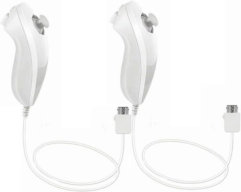 Tevodo 2 Packs Nunchuck Controller(Blue and Red) in Kuwait