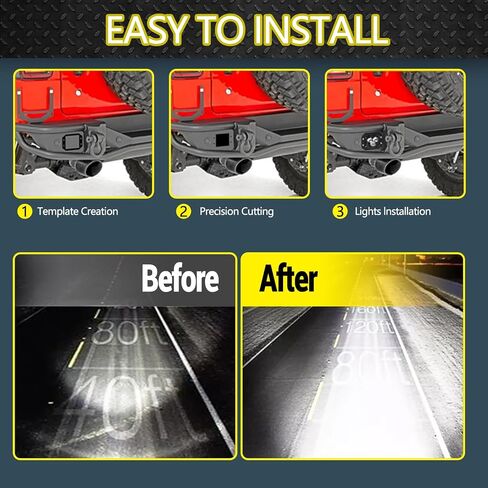 2PCS فلوش جبل LED القرون أضواء، LED بقعة ضوء دافق قبالة الطريق القيادة ضوء للماء أضواء العمل مكعب عكس مصباح لشاحنة لUTV لقارب ATV SUV in Kuwait