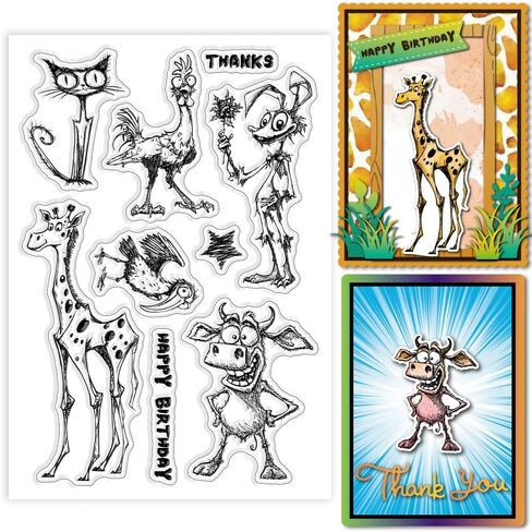 Globleland Cat and Cat Tree Clear Clear For Card Making Happy Birthday Attiment Stamps Animal Silicone Stamprent Simplent Form in Saudi Arabia