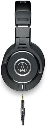 Audio-Technica ATH-M40x Professional Monitor Headphones - Black with Desktop Headphone Stand in Saudi Arabia