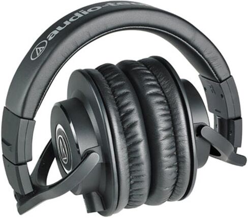 Audio-Technica ATH-M40x Professional Monitor Headphones - Black with Desktop Headphone Stand in Saudi Arabia