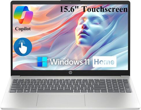 HP 2025 Touchscreen Laptop Computer for College Student & Business, 15.6" LED, Intel 13th Gen Core i3-1315U, 32GB RAM, 1TB SSD, Copilot AI, Windows 11 Pro, Wi-Fi 6, BT 5.3, HDMI, w/Accessory in Saudi Arabia