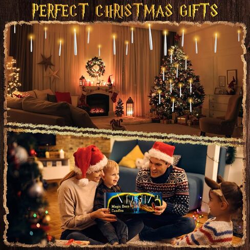 Floating Candles with Wand Halloween Decorations: 22 PCS Magic Hanging Floating LED Flameless Candles with Remote for Halloween Christmas Tree Birthday Parties Indoor Outdoor Wall Decor in Saudi Arabia