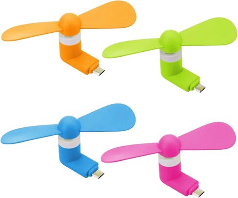 Type USB C Cell Phone Fan for iPhone Series 15, 15 Plus,15 Pro, 15 Pro Max, 16,16 Plus, 16 Pro, 16 Pro Max, for Samsung Galaxy S Series, Z Fold Flip, A1/A2/A3/A5 Series, M1/M3/M5, Note Serie in Kuwait