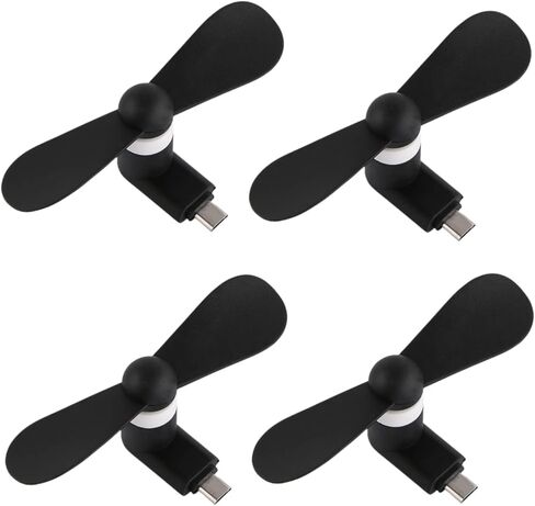Type USB C Cell Phone Fan for iPhone Series 15, 15 Plus,15 Pro, 15 Pro Max, 16,16 Plus, 16 Pro, 16 Pro Max, for Samsung Galaxy S Series, Z Fold Flip, A1/A2/A3/A5 Series, M1/M3/M5, Note Serie in Kuwait