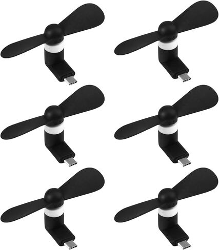 Type USB C Cell Phone Fan for iPhone Series 15, 15 Plus,15 Pro, 15 Pro Max, 16,16 Plus, 16 Pro, 16 Pro Max, for Samsung Galaxy S Series, Z Fold Flip, A1/A2/A3/A5 Series, M1/M3/M5, Note Serie in Kuwait