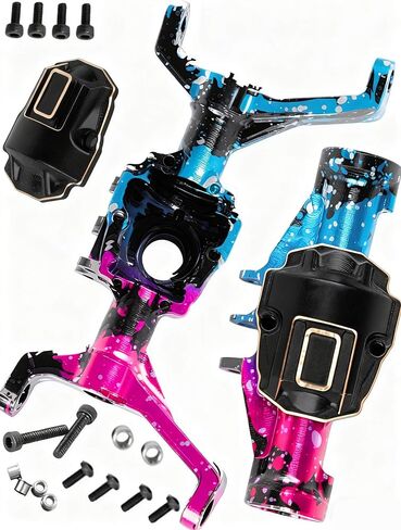 جزء ترقيات RC لـ 1/18 Red Cat Ascent-18 ، Hourse Abour Oxle Mocking W/Brass Axle Cover قفزات ، اللون. in Saudi Arabia