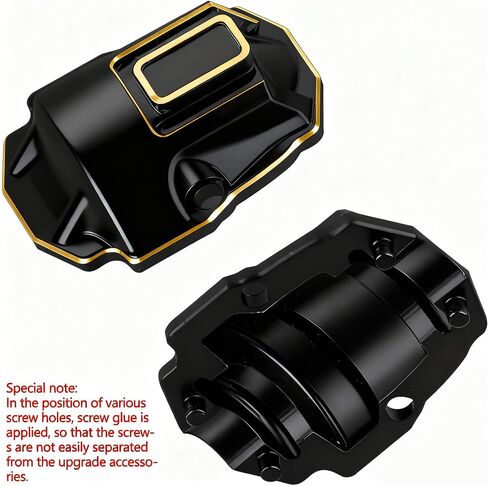 جزء ترقيات RC لـ 1/18 Red Cat Ascent-18 ، Hourse Abour Oxle Mocking W/Brass Axle Cover قفزات ، اللون. in Saudi Arabia