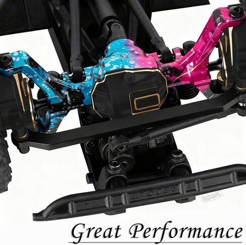 جزء ترقيات RC لـ 1/18 Red Cat Ascent-18 ، Hourse Abour Oxle Mocking W/Brass Axle Cover قفزات ، اللون. in Saudi Arabia