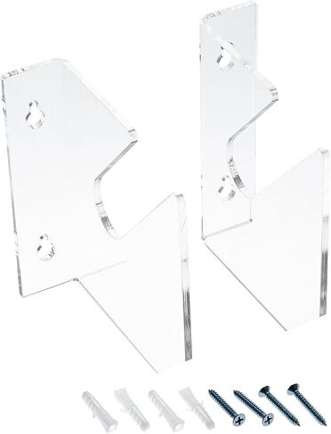 Skateboard Wall Mount Display Racks, Clear Horizontal Skateboard Hanger Wall Mount with Screws for Snowboards Skateboard Longboard in Saudi Arabia