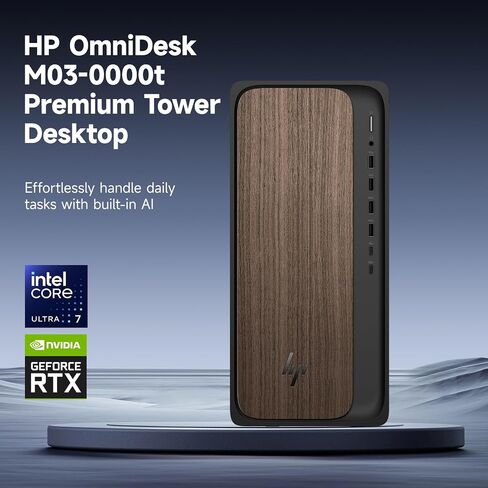 HP Envy AI Copilot Pro Business Desktop ، Intel Core I7-14700 ، NVIDIA GEFORCE RTX 3050 ، 32GB RAM ، 1TB SSD ، RJ45 ، WI-FI 6 ، Windows 11 Pro ، Black ، مع ADATA 512GB Bundle SSD SSD SSD SSD in Kuwait