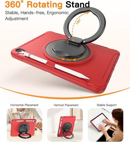 BATYUE Shockproof Case for iPad A16 11th / 10th Gen, Pink in Kuwait