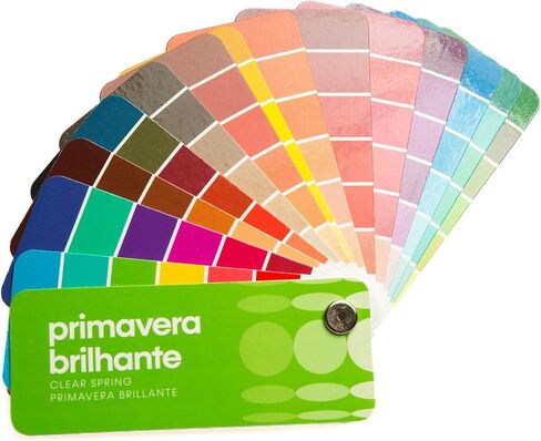 متعددة اللغات Cool Summer Palette Color مروحة من الاستوديو Immagine ، دليل الألوان المخصصة لتوفير التكاليف ، والتسوق الذكي ، والزي وخطط خزانة ؛ فيرانو فريو/فيراو فريو in Saudi Arabia
