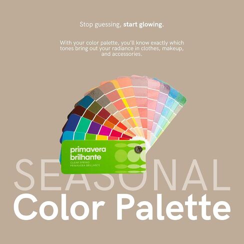متعددة اللغات Cool Summer Palette Color مروحة من الاستوديو Immagine ، دليل الألوان المخصصة لتوفير التكاليف ، والتسوق الذكي ، والزي وخطط خزانة ؛ فيرانو فريو/فيراو فريو in Saudi Arabia