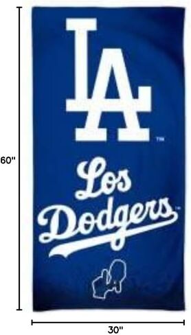 Los Angeles Dodgers CITY CONNECT Spectra Beach Towel 30" x 60" in Saudi Arabia