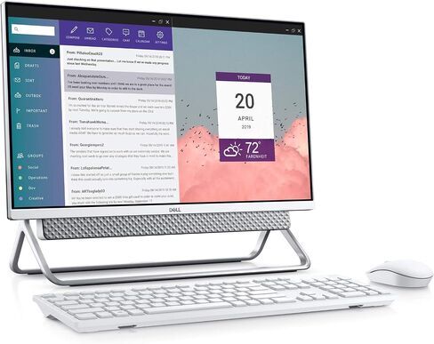 Dell -all في واحد من سطح المكتب -كوبوتر 24 بوصة شاشة لمس FHD IPS Display -Intel Core 7 150U Beat I7-1355U- 64GB RAM -1TB PCI in Saudi Arabia