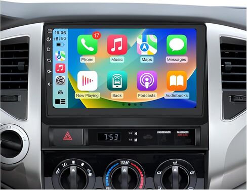[4GB RAM + 64GB ROM] Car Radio for Toyota Tacoma 2005-2015, 10 Inch 1280 * 800 Touch Screen, Car Stereo with Wireless CarPlay Android Auto Bluetooth WiFi GPS FM Backup Camera Knob Keybutton in Kuwait