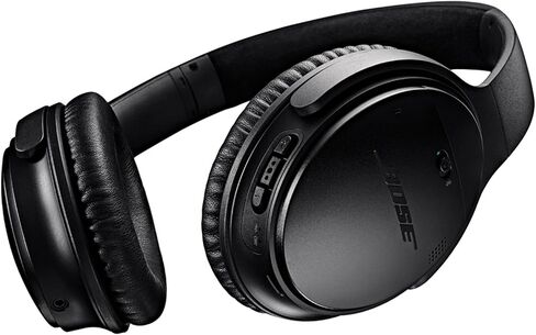 Bose QuietComfort 35 (سلسلة I) إلغاء الضوضاء اللاسلكية - Silver (متجدد) in Saudi Arabia