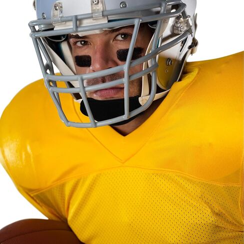 Libima 4 Pieces Small Size Football Chin Strap Cover Men's Chin Strap Pad Helmet Pad in Saudi Arabia