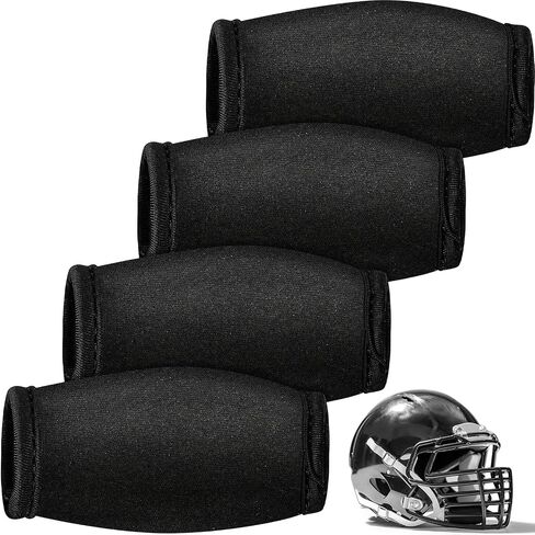 Libima 4 Pieces Small Size Football Chin Strap Cover Men's Chin Strap Pad Helmet Pad in Saudi Arabia