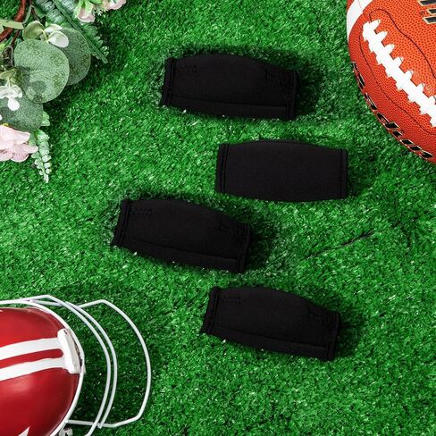 Libima 4 Pieces Small Size Football Chin Strap Cover Men's Chin Strap Pad Helmet Pad in Saudi Arabia