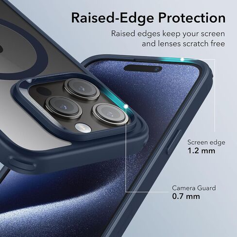 ESR لحالة iPhone 17 Pro ، التحكم في الكاميرا ، متوافق مع Magsafe ، حماية من الدرجة العسكرية المقاومة للصدمات ، حالة الهاتف المغناطيسي لـ iPhone 17 Pro ، Classic Hybrid Case ، Frosted Orange in Kuwait