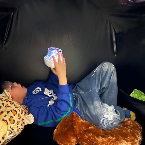 Sensory Tent for Kids with Autism - CPC Certification Sensory Calm Corner Helps ADHD, SPD Children Relax, Reduce Anxiety - Portable Pop-up Blackout Hideout Play Tent Toys Add Windows in Saudi Arabia