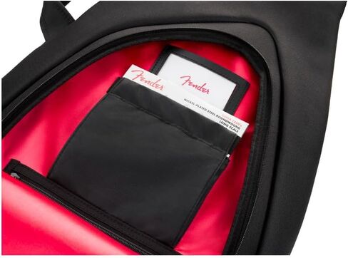 Fender F610 Electric Bass Gig Bag with Ice Blue Metallic logo (Black) in Saudi Arabia