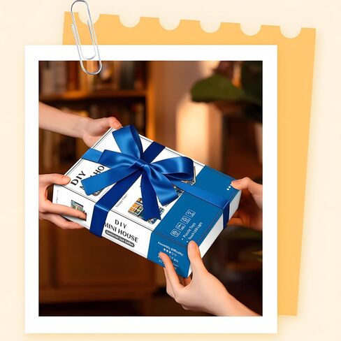 Book Nook Kit, DIY Miniature House Kit for Adults and Teens, 3D Wooden Puzzle Booknook Tiny House Bookshelf Decor, Holiday Craft Gift for Friends, Family(Japanese Courtyard) in Kuwait