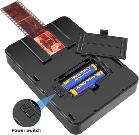 Mobile Film Scanner for 35mm Slides & Negatives, Portable Photo Scanner Converts Film to Digital Photos, Battery Powered Slide Converter in Saudi Arabia