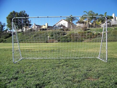 12 x 6 Ft. Powder Coated Galvanized Steel Soccer Goal w/Net. 12x6 Foot AYSO Regulation Size Portable Training Aid. Ultimate Backyard Goal, All Weather, One Year Warranty. New in Saudi Arabia