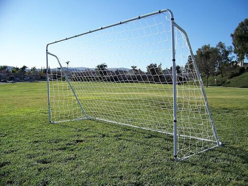 12 x 6 Ft. Powder Coated Galvanized Steel Soccer Goal w/Net. 12x6 Foot AYSO Regulation Size Portable Training Aid. Ultimate Backyard Goal, All Weather, One Year Warranty. New in Saudi Arabia