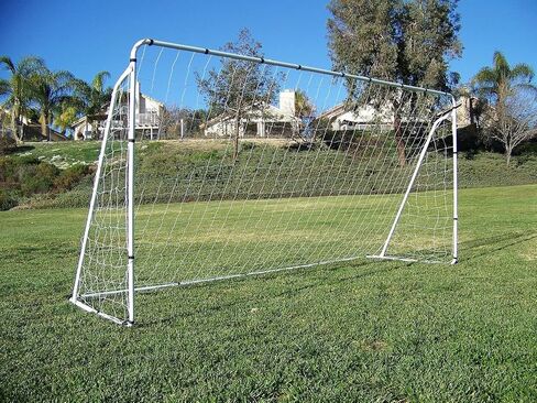 12 x 6 Ft. Powder Coated Galvanized Steel Soccer Goal w/Net. 12x6 Foot AYSO Regulation Size Portable Training Aid. Ultimate Backyard Goal, All Weather, One Year Warranty. New in Saudi Arabia