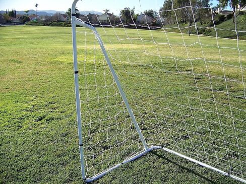 12 x 6 Ft. Powder Coated Galvanized Steel Soccer Goal w/Net. 12x6 Foot AYSO Regulation Size Portable Training Aid. Ultimate Backyard Goal, All Weather, One Year Warranty. New in Saudi Arabia