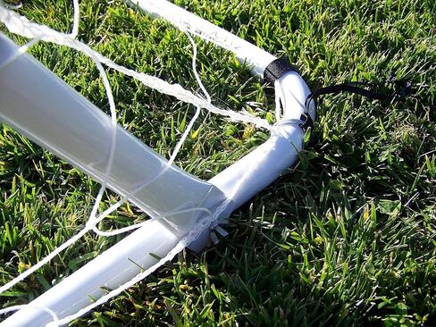 12 x 6 Ft. Powder Coated Galvanized Steel Soccer Goal w/Net. 12x6 Foot AYSO Regulation Size Portable Training Aid. Ultimate Backyard Goal, All Weather, One Year Warranty. New in Saudi Arabia