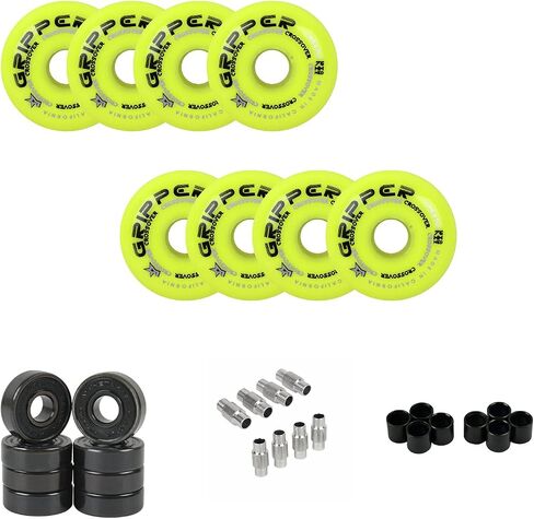 Labeda Gripper Roller Hockey Wheels, Hybrid Ceramic Bearings, Choose Color Size in Saudi Arabia