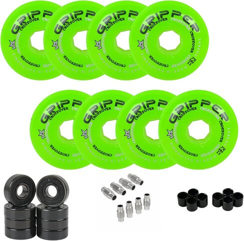 Labeda Gripper Roller Hockey Wheels, Hybrid Ceramic Bearings, Choose Color Size in Saudi Arabia