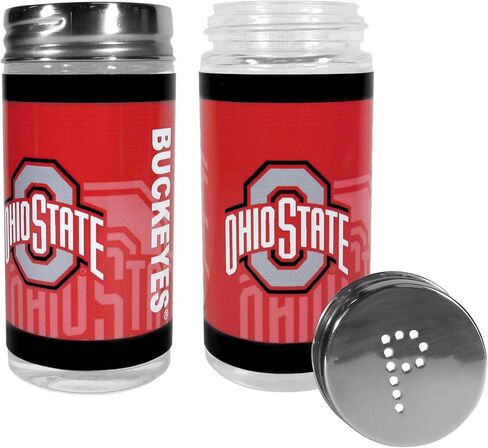 Siskiyou Sports NCAA Ohio State Buckeyes 3pc Color BBQ Tools w/Salt & Pepper Shakers, One Size, Team Colors in Saudi Arabia